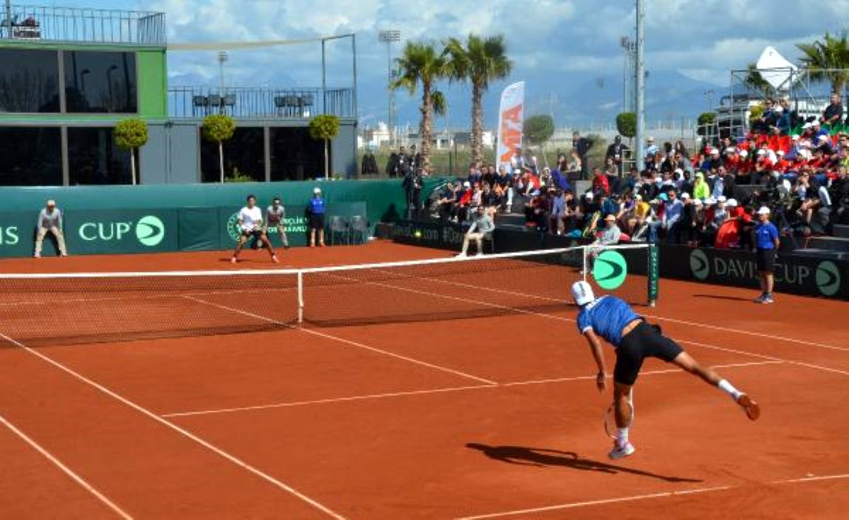 Antalya'da Davis Cup heyecanı başladı