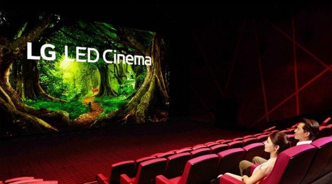 LG LED sinema ekranı ve Dolby Atmos'a sahip ilk sinema salonu açıldı