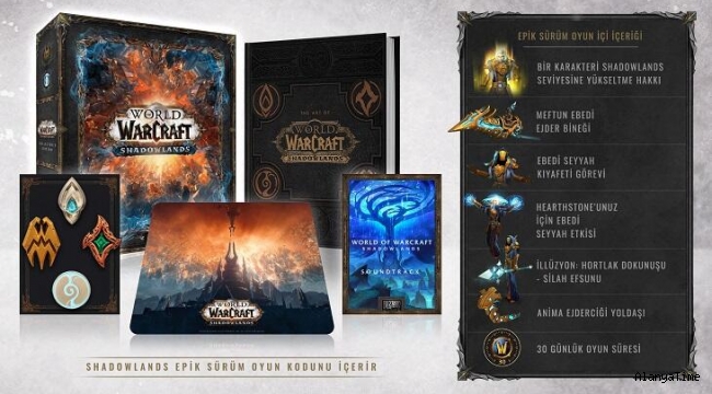 World of Warcraft Shadowlands Koleksiyoncu Sürümü Detayları Açıklandı