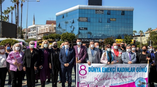 8 MART DÜNYA EMEKÇİ KADINLAR GÜNÜ KUTLANDI