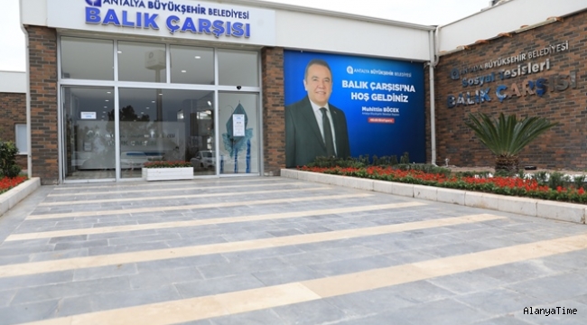 Büyükşehir Sosyal Tesisleri yeniden açıldı  Düden Balık Çarşısı  hizmet vermeye başladı