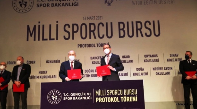 Milli sporculara yüzde 100 burs desteği