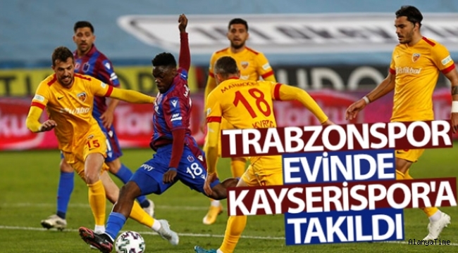 Süper Lig: Trabzonspor: 1 - 1 Hes Kablo Kayserispor