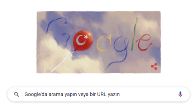 Google'dan 23 Nisan'a özel doodle