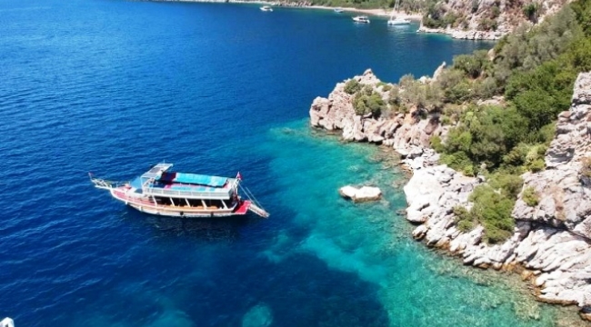 Gökova koyları yerli ve yabancı turistin ilgi odağı