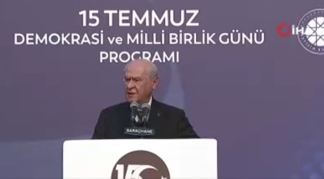 MHP Genel Başkanı Bahçeli: 'Devletin birliği ve bekası her türlü siyasi angajmanın önündedir'