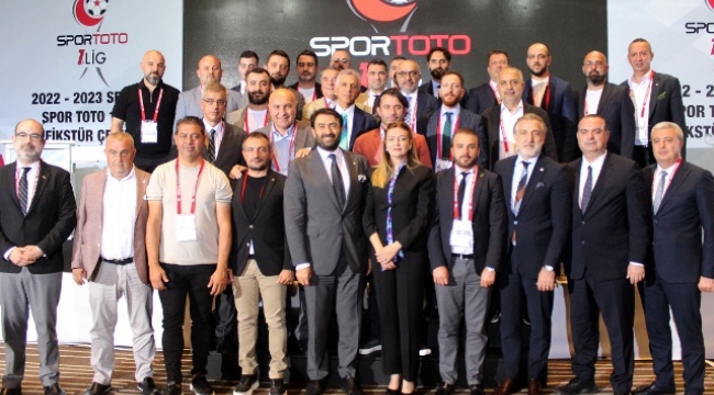 Spor Toto 1. Lig 2022-2023 sezonu fikstürü çekildi