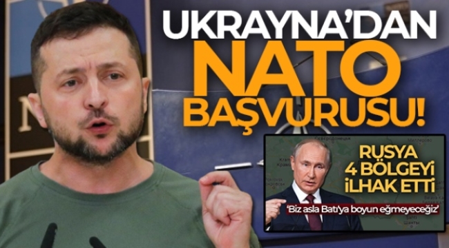 Zelenskiy: 'Ukrayna'nın NATO'ya hızlandırılmış katılım başvurusunu imzalayarak kararlı bir adım atıyoruz'