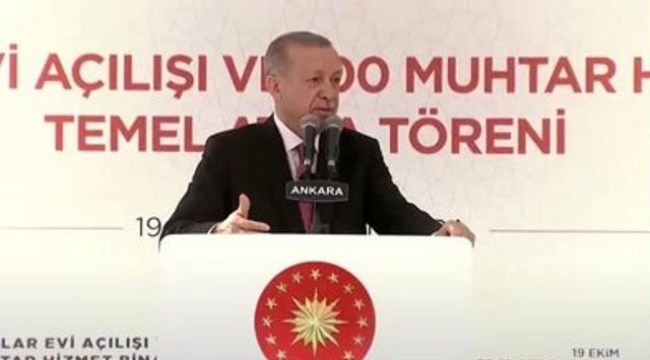 Erdoğan: Kadın muhtarlarımızın doğum izinlerine ilişkin yasal düzenlemesinde son aşamaya geldik