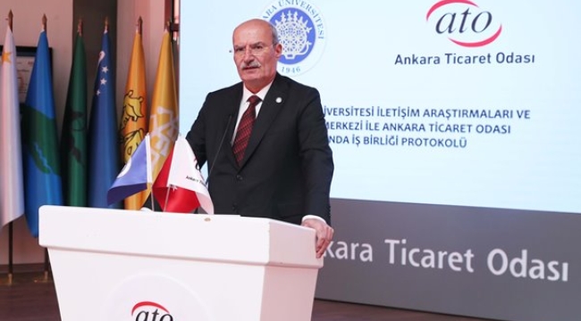 ATO BAŞKANI BARAN: "DEĞİŞİM VE DÖNÜŞÜMÜN İŞ YAŞAMINA AKTARILMASI İÇİN ÜNİVERSİTELERİN BİLGİ BİRİKİMİNE İHTİYACIMIZ VAR"