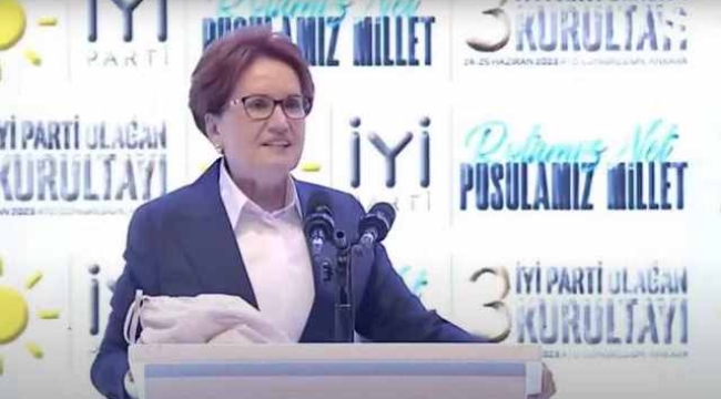 Akşener: CHP'den 15 milletvekili istemek hayatımın en büyük pişmanlığı