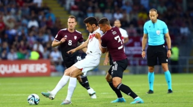 Türkiye A Milli Futbol Takımı, Letonya'yı 3-2 yendi