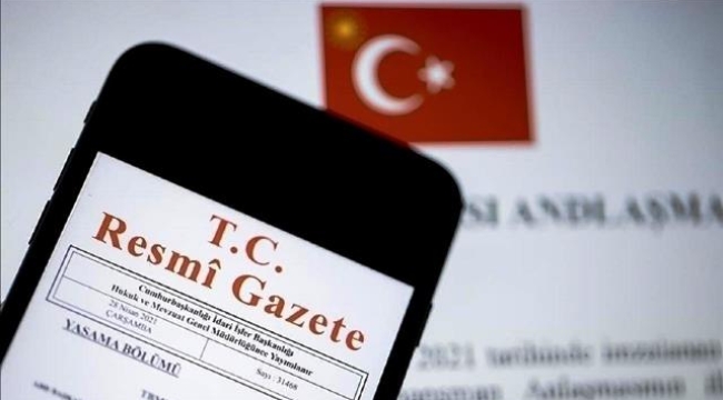 Cumhurbaşkanı kararları Resmi Gazete'de yayımlandı