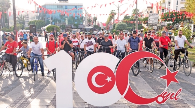 ALANYA'DA 100. YIL BİSİKLET TURU 