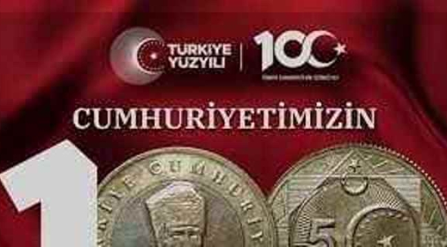 Hazine ve Maliye Bakanlığı'ndan Cumhuriyet'in 100. yılına özel hatıra parası