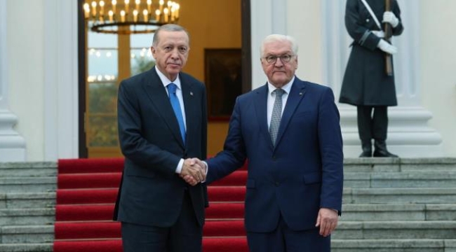 Cumhurbaşkanı Erdoğan, Almanya Cumhurbaşkanı Steinmeier ile görüştü