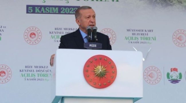 Cumhurbaşkanı Erdoğan: "Bir ateş çemberinin ortasındayız"