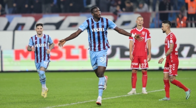 Trendyol Süper Lig: Trabzonspor: 2 - Samsunspor: 1