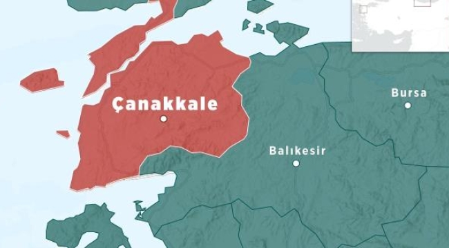 Çanakkale'de 4,7 büyüklüğünde deprem