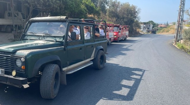 Alanya'da jandarmadan safari sürücülerine ceza