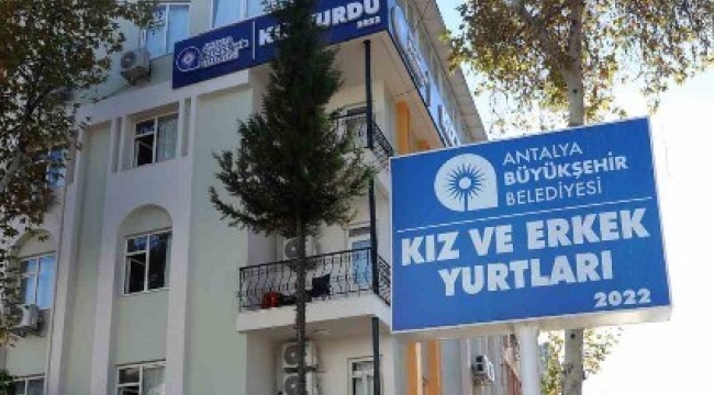 Antalya Büyükşehir'in yurtları üniversiteli gençleri bekliyor