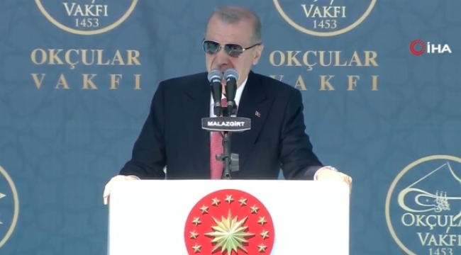 Cumhurbaşkanı Erdoğan: Malazgirt Zaferi'nin rehberliğinde, aydınlığında bu yolu yürüyeceğiz"