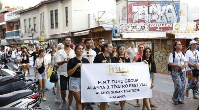 Alanya 3. Tiyatro Festivali başladı