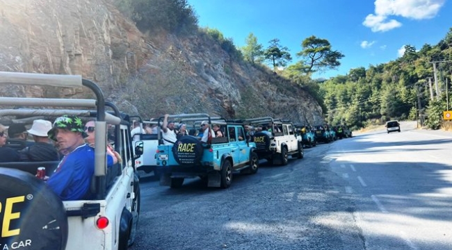 Alanya'da jandarma safarilere göz açtırmıyor 