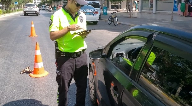  Alanya Emniyeti'nin denetiminde sürücülere ceza yağdı