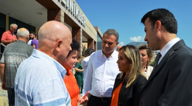 Alanya'ya gelen Tuba Vural Çokal'dan destek sözü