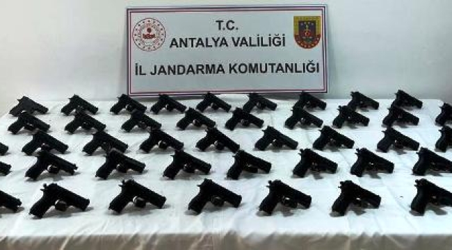 Antalya'da silah kaçakçılığı operasyonu: 1 tutuklama