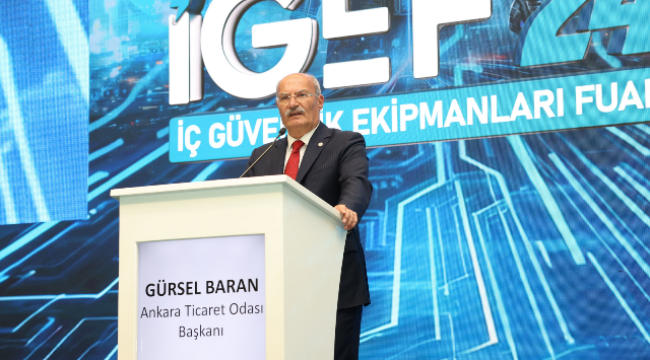 BARAN: "GÜVENLİK, TOPLUMSAL BARIŞ VE REFAHIN ANAHTARI"