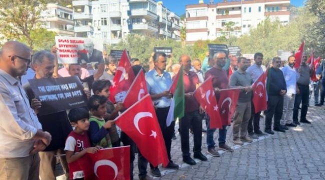 Alanya'da şehitler için gıyabi cenaze namazı kıldılar