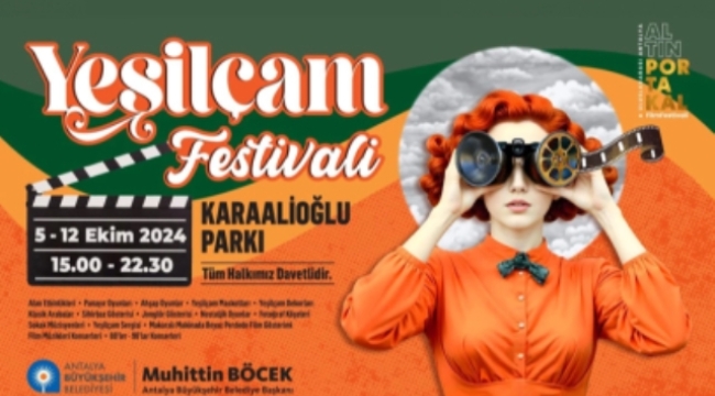 Antalya'da nostalji tutkunları Yeşilçam Festivali'nde buluştu