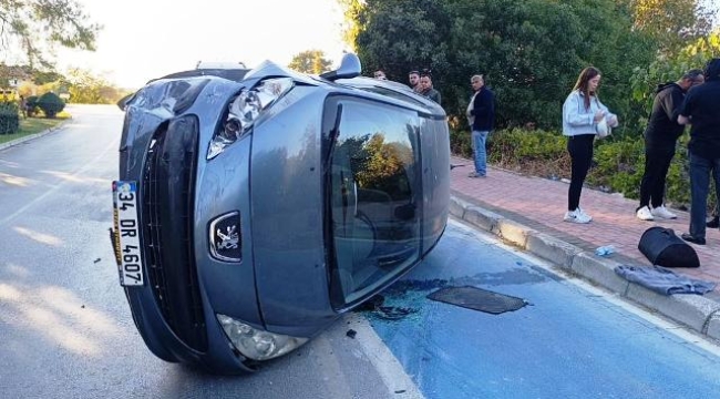 Kaza yapan arkadaşına yardım etmek isterken kazaya neden oldu