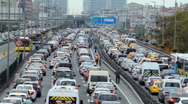 Trafiğe kayıtlı taşıt sayısı yüzde 8,85 arttı