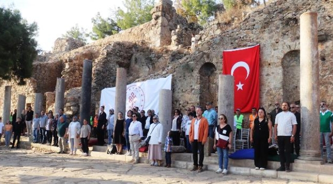 Alanya'da Syedra'da bir ilk 