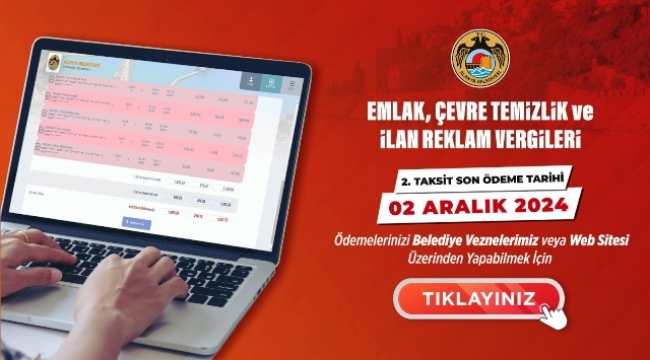 Alanya'da yaşayanlar dikkat! Vergi ödemeleri için son gün 2 Aralık