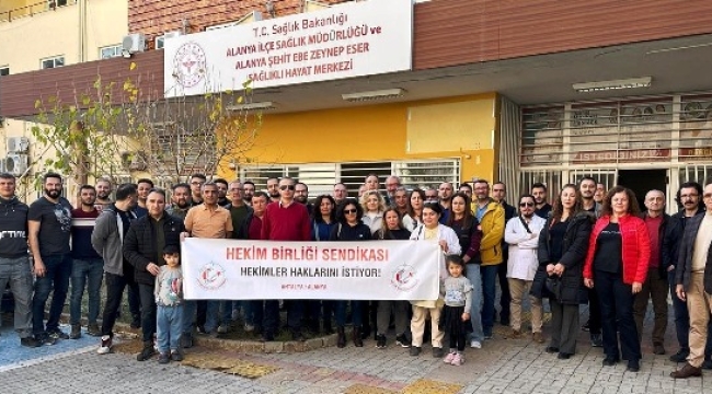 Alanya'da aile hekimleri iş bıraktı