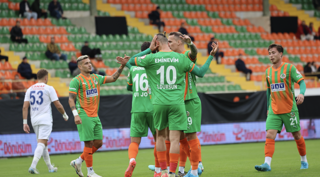 Alanyaspor rahat turladı: 4-1 