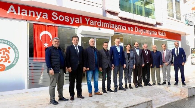 Alanya'da milyonlarca liralık yardım yaptılar