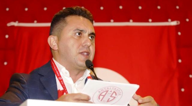 Antalyaspor Kulübü'nün yeni başkanı Mustafa Ergün oldu