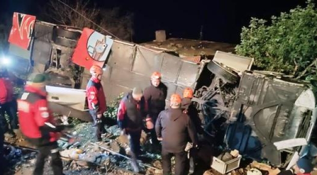 Gazipaşa'daki yolcu otobüsü kazasından ölüm haberi geldi