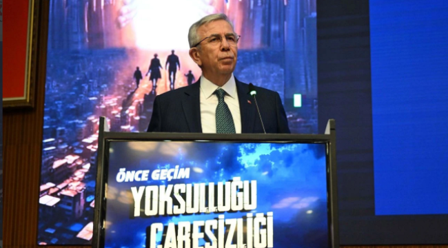 Mansur Yavaş: "Şu anda 30 bin civarı asgari ücretliye destek oluyoruz"