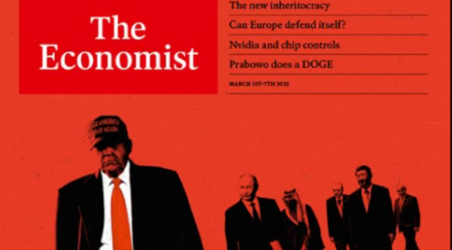 The Economist'ten skandal kapak: Başkanları mafya lideri olarak çizdi