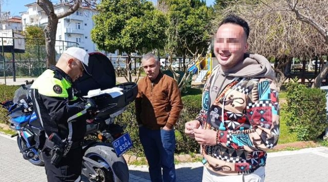 5. kez kasksız yakalandı, ehliyetine 2 ay el konulunca "Hak ettik" dedi