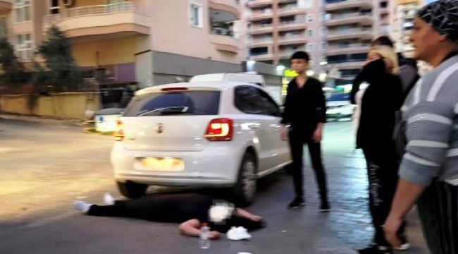Alanya'da otomobille çarpışan motosiklet sürücüsü ağır yaralandı
