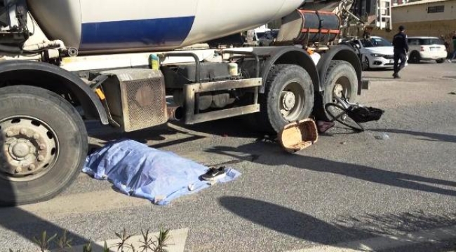 Alanya'daki kazada bisikletli kadın can vermişti! Beton mikseri şoförü tutuklandı