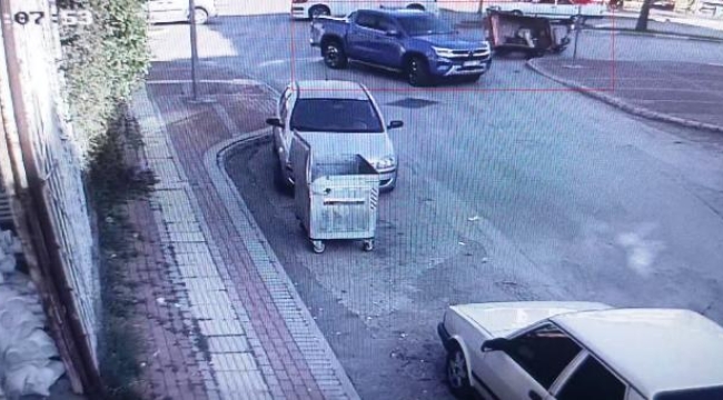 Kamyonetin çarptığı üç tekerli motosiklet sürücüsü yaralandı